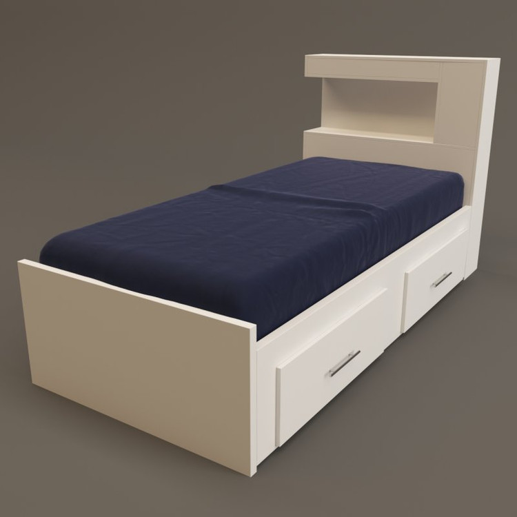 تخت خواب یک نفره مدل FH302 سایز 220x96 سانتی متر