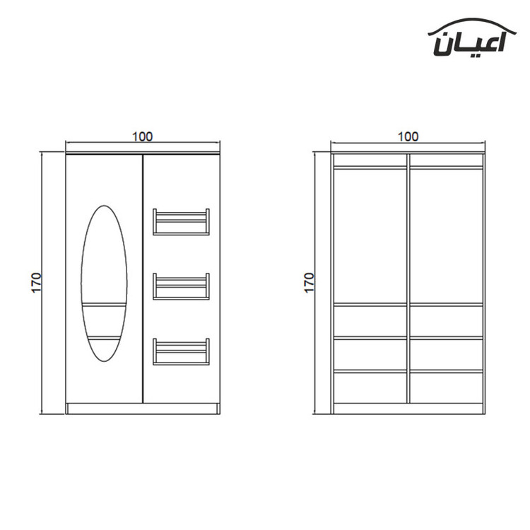 کمد اسباب بازی کودک و نوزاد مدل FH408