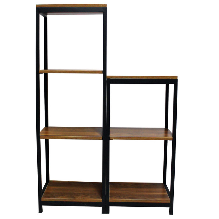 کتابخانه مدل چوبی فلزی IKE432 مجموعه 2 عددی