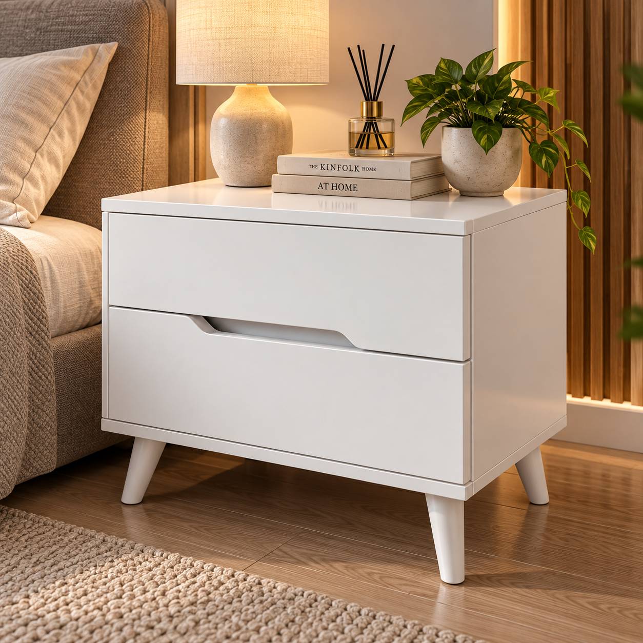 میز پاتختی مدل لوکا کد JP-2K-S04