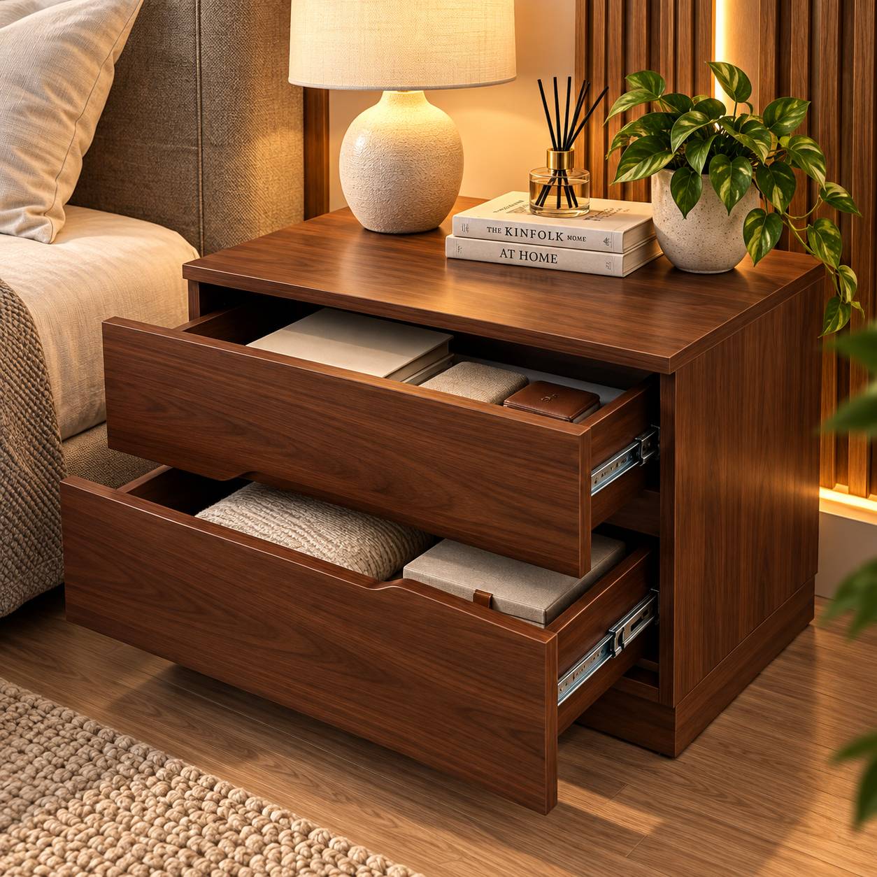 میز پاتختی مدل لوکا کد JP-2K-F03